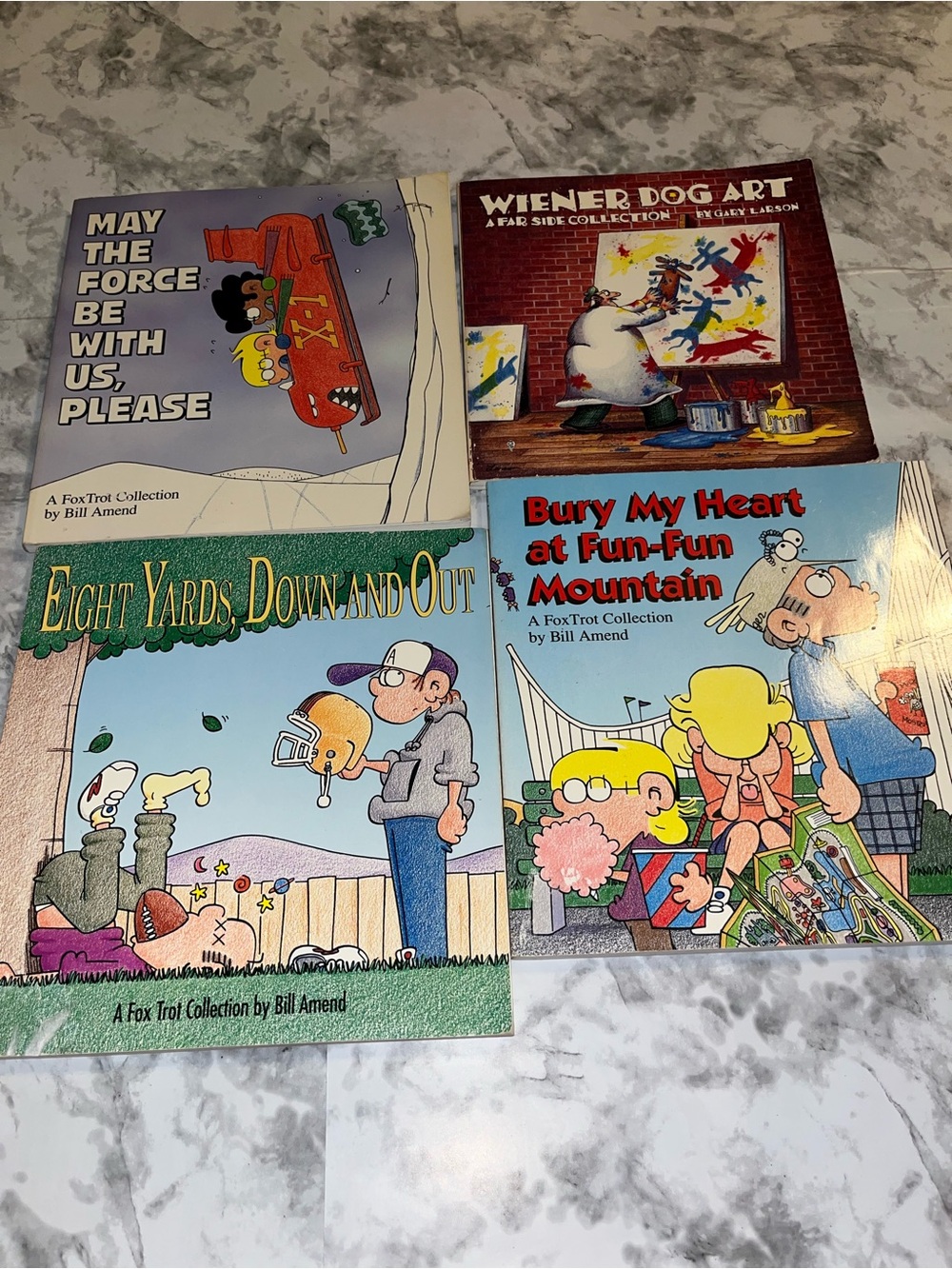 FoxTrot Comic Book Lot - Four Bill Amend Collections - Colorful Covers